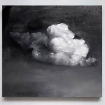 Peinture intitulée "White cloud 1" par Liza Orlovska, Œuvre d'art originale, Huile Monté sur Châssis en bois