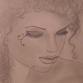 Drawing titled ""La Pulce d'Acqua",…" by Liza Peninon, Original Artwork, Pencil