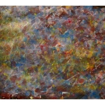 Painting titled "Matrice, abstract p…" by Liza Peninon, Original Artwork, Acrylic