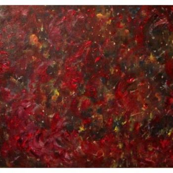 Pintura intitulada "Secret Nebula, abst…" por Liza Peninon, Obras de arte originais, Acrílico