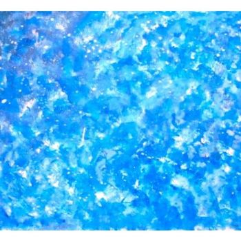 Painting titled "Cosmic Waves, abstr…" by Liza Peninon, Original Artwork, Acrylic