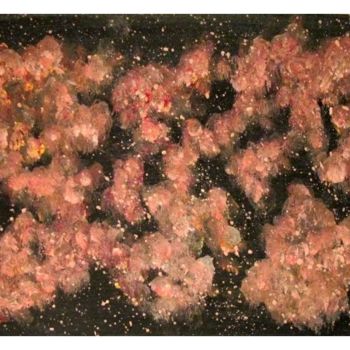 Pintura intitulada "Cosmic Flowers, abs…" por Liza Peninon, Obras de arte originais, Acrílico