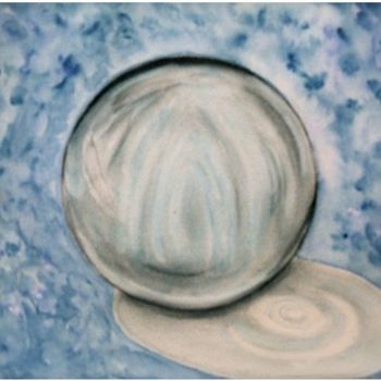 Картина под названием "Magic Thoughts, abs…" - Liza Peninon, Подлинное произведение искусства, Акварель