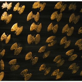 绘画 标题为“Golden Butterflies…” 由Liza Peninon, 原创艺术品, 丙烯