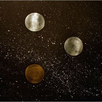 Peinture intitulée "La Triade Opaline,…" par Liza Peninon, Œuvre d'art originale, Acrylique