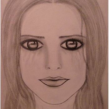 图画 标题为“Silent tears, portr…” 由Liza Peninon, 原创艺术品, 铅笔