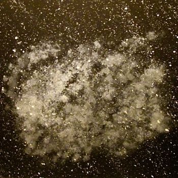 Peinture intitulée "Iridescent Nebula,…" par Liza Peninon, Œuvre d'art originale, Acrylique