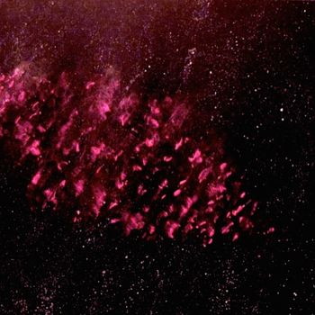 Pittura intitolato "Nebula of Love, abs…" da Liza Peninon, Opera d'arte originale, Acrilico