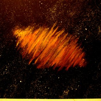 Schilderij getiteld "Incandescent Nebula…" door Liza Peninon, Origineel Kunstwerk, Acryl