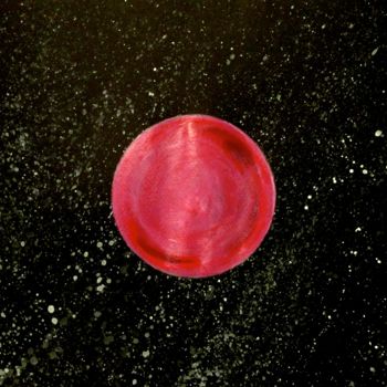 Peinture intitulée "La Planète Rubis, a…" par Liza Peninon, Œuvre d'art originale, Acrylique