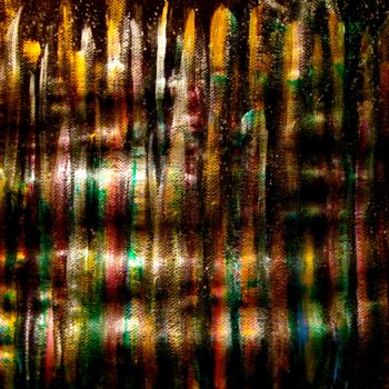 "Cosmic Pipe Organs,…" başlıklı Tablo Liza Peninon tarafından, Orijinal sanat, Akrilik