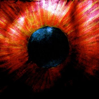 Ζωγραφική με τίτλο "Cosmic Explosion, a…" από Liza Peninon, Αυθεντικά έργα τέχνης