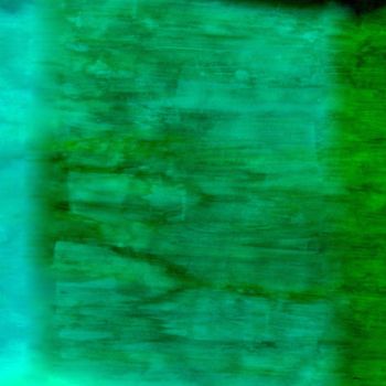 Schilderij getiteld "Vert d'Eau, abstrac…" door Liza Peninon, Origineel Kunstwerk, Acryl