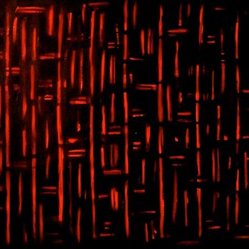Картина под названием "Rouge et Noir, abst…" - Liza Peninon, Подлинное произведение искусства, Акрил