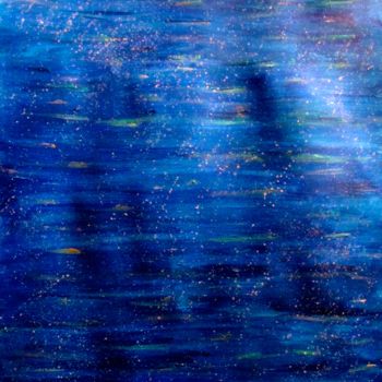 Peinture intitulée "Dive into the Blue,…" par Liza Peninon, Œuvre d'art originale, Acrylique