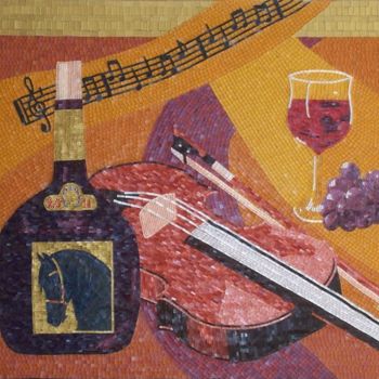 Escultura intitulada "Wine Country - mixe…" por Liza Wheeler, Obras de arte originais, Outro