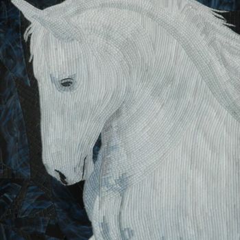 雕塑 标题为“Moonlight - white h…” 由Liza Wheeler, 原创艺术品, 其他
