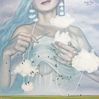 Peinture intitulée "Liza Ray  -  Mistre…" par Liza Rei, Œuvre d'art originale, Huile