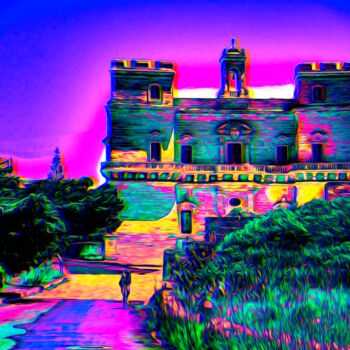 Digital Arts titled "Back to the castle" by Lizard'S Visuals, Original Artwork, Digital Painting