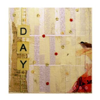 Painting titled "ONE DAY" by Lizsticks, Original Artwork