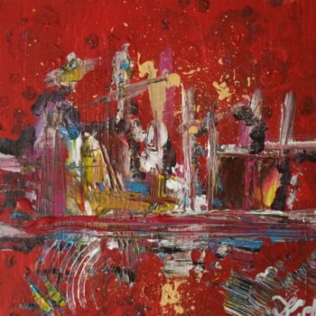 Painting titled "Carnaval de Venise…" by Lizzie-Mary, Original Artwork, Acrylic