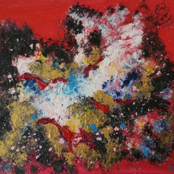 Painting titled "Une vie remplie d'a…" by Lizzie-Mary, Original Artwork, Acrylic