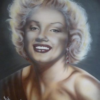 「my Marilyne」というタイトルの絵画 L.Nicoによって, オリジナルのアートワーク, オイル