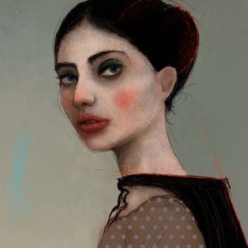 Digital Arts titled "Jacinta" by L. Joss, Original Artwork, Digital Painting