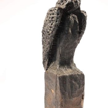 Sculpture titled "Hawk" by Ljuba, Original Artwork, Metals