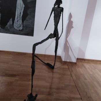 Skulptur mit dem Titel "Salvador Dali" von Ljuba, Original-Kunstwerk, Metalle