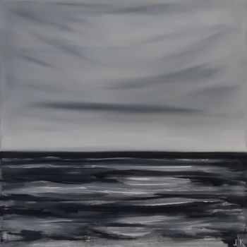 Malerei mit dem Titel "BLACK SEA" von Lilla Kuzma, Original-Kunstwerk, Acryl