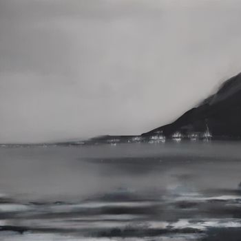 Painting titled "LONG BEACH" by Lilla Kuzma, Original Artwork, Acrylic