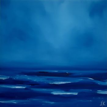 Painting titled "ATLANTIC OCEAN" by Lilla Kuzma, Original Artwork, Acrylic