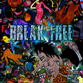 数字艺术 标题为“Break free” 由Lukas Kempf, 原创艺术品, 数字油画