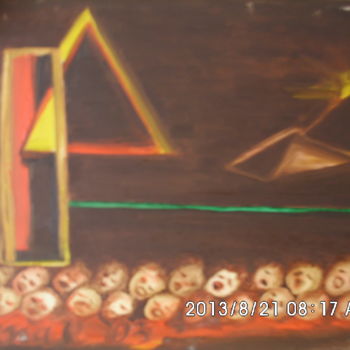 Peinture intitulée "children-of-the-pyr…" par Lm Arnal, Œuvre d'art originale