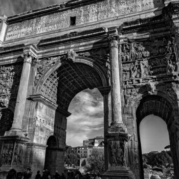 Fotografie mit dem Titel "Arch of Septimius S…" von Lm Walker, Original-Kunstwerk, Digitale Fotografie