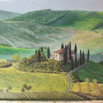 Картина под названием "Тоскана." - Ichenko, Подлинное произведение искусства, Масло