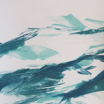Отпечатки и Гравюры под названием "surface de la mer 19" - Ln Le Cheviller, Подлинное произведение искусства, Монотип