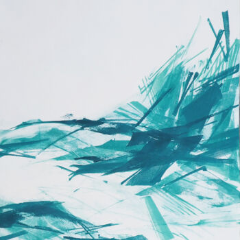 印花与版画 标题为“Surface de la mer -…” 由Ln Le Cheviller, 原创艺术品, 蒙纳
