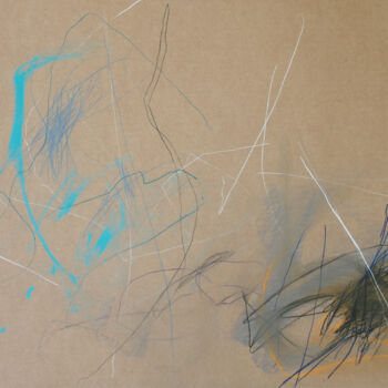 Drawing titled "Rêve sauvage 5" by Ln Le Cheviller, Original Artwork, Pastel