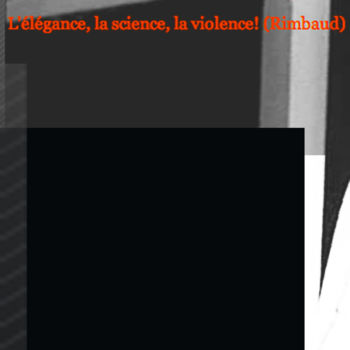 Arte digital titulada "Rimbaud encore" por Ln Le Cheviller, Obra de arte original, Foto-montaje