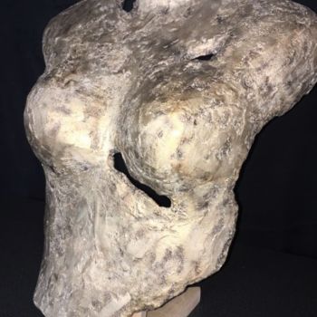 Sculpture intitulée "Buste en béton - pa…" par Lo-Z, Œuvre d'art originale, Béton