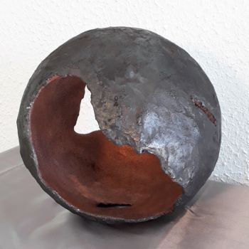 Escultura intitulada "BB (Béton boule)" por Lo-Z, Obras de arte originais, Acessórios