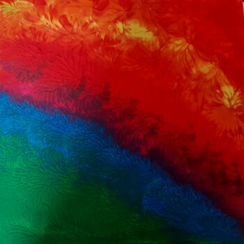 Malerei mit dem Titel "Rainbow" von Loa, Original-Kunstwerk, Acryl