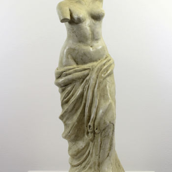 Скульптура под названием "Aphrodite n°1/8" - Lode, Подлинное произведение искусства, Гипс