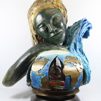 雕塑 标题为“Gaïa” 由Lode, 原创艺术品, 石膏