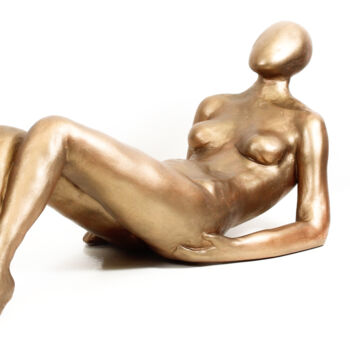 雕塑 标题为“Bain de soleil” 由Lode, 原创艺术品, 粘土
