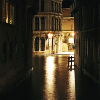 Fotografie getiteld "Venice at night - C…" door Loeber-Bottero, Origineel Kunstwerk