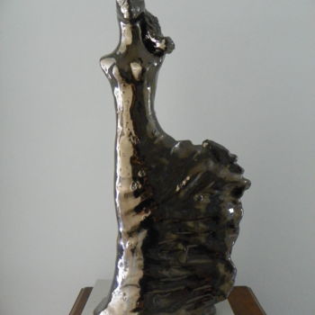 Sculpture intitulée "LA RUSTIQUE" par Lgh, Œuvre d'art originale, Argile