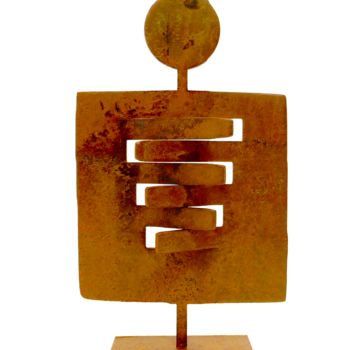 Sculpture intitulée "Lui (a memoria d'uo…" par Luca Peppoloni, Œuvre d'art originale, Métaux